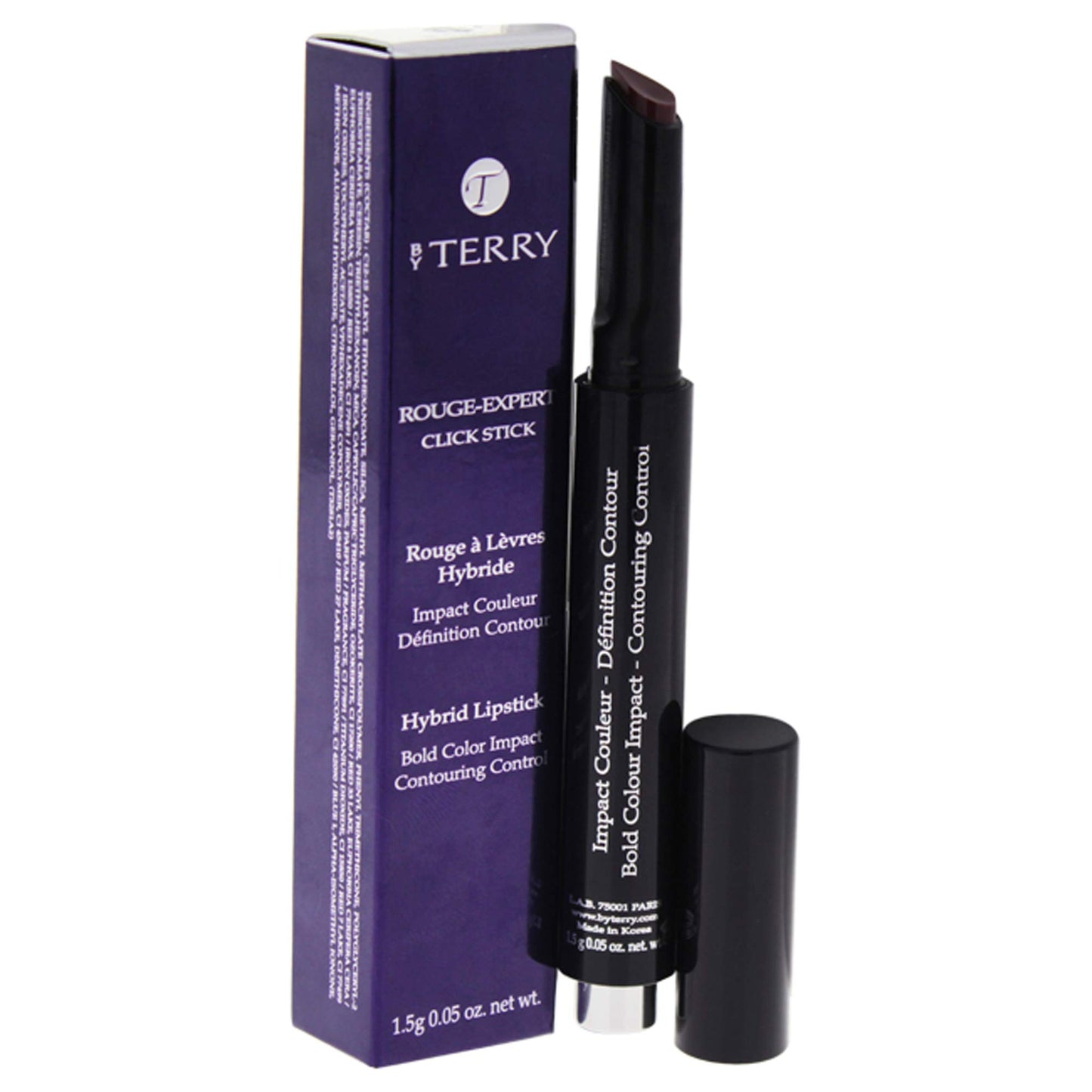 By Terry Rogue-Expert Click Stick N°25 Dark Purple Lipstick 1.5g