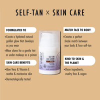 ST. MORIZ St Moriz Professional Dark Self Tan Face Lotion | With Aloe Vera & Vitamin E for Gradual & Natural Glow | Vegan Fake | Wear Alone or Under Makeup | No Wash Off Required | 50ml