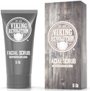 VIKING REVOLUTION Viking Revolution - Face Scrub - Microdermabrasion Mens Face Wash - Facial Cleanser for Exfoliating, Cleansing, Removing Blackheads, Acne, Ingrown Hairs - Face Wash Men - 30 ml