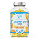 swiss bioenergetics Vitamin D3 Gummies 25µg 1000IU - 60 Natural Lemon Flavour Chewable Yummy Gummies - 2 Month Supply - Made in The UK