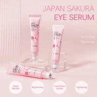 INSKIN Skin Care Sets & Kits For Women Gifts, Sakura Pamper Gifts for Women, Travel Skincare Set for Brightening - Cleanser, Serum, Cream, Eye Serum, Face & Mud & Sleep Mask*2, Brush, Headband