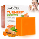 Sophtaigt Turmeric Soap Natural Turmeric Soap Bar For Acne Removal,Pores Shrink,Deep Cleaning Moisturizing Erase Fine Lines,Firming