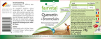 Quercetin Plus Bromelain - 120 Tablets - Vegan - Synergistic Combination - Safe Dosage