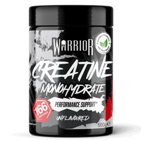 Warrior Creatine Monohydrate Powder 500g (166 Servings) – Pure Creatine Powder, Easy Dissolve Micronised Creatine (Not Creatine Gummies or Tablets), Vegan Creatine for Women & Men (Unflavoured)