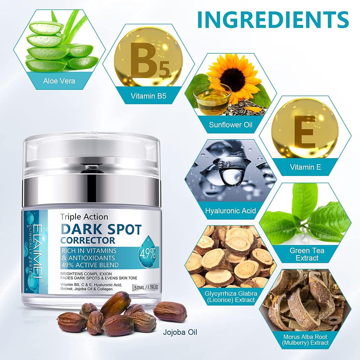 Kurchugo Dark Spot Remover Cream for Face & Body 50ml, Dark Spot Corrector with Arbutin and Niacinamide, Prevent Forming Dark Spots, Fade Spots, Reduces Hyperpigmentation, Improve Skin Tone