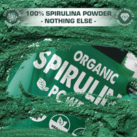 Organic Spirulina Powder 500g Natural Immune Booster | Premium Superfood Super Greens Spirulina Powder | Rich in Essential Vitamins & Minerals Vegans & Vegetarians by PROELITE
