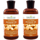 (2 Pack) - Natures Aid - Almond Oil | 150ml | 2 Pack Bundle