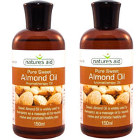 (2 Pack) - Natures Aid - Almond Oil | 150ml | 2 Pack Bundle