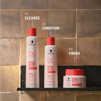 BC Bonacure Schwarzkopf Professional Bonacure Repair Rescue Shampoo For Damaged Hair Vegan Care Complex Arginine Cell Equalizer Technology Moisturizing Restoring Inner Hair Strength Sulphate Free 250 ml