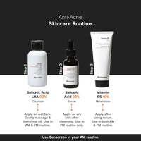 Minimalist 2% Salicylic Acid Serum For Acne, Blackheads & Open Pores | Reduces Excess Oil & Bumpy Texture | BHA Based Exfoliant for Acne Prone or Oily Skin, Transparent, 30 ml (Pack of 1)