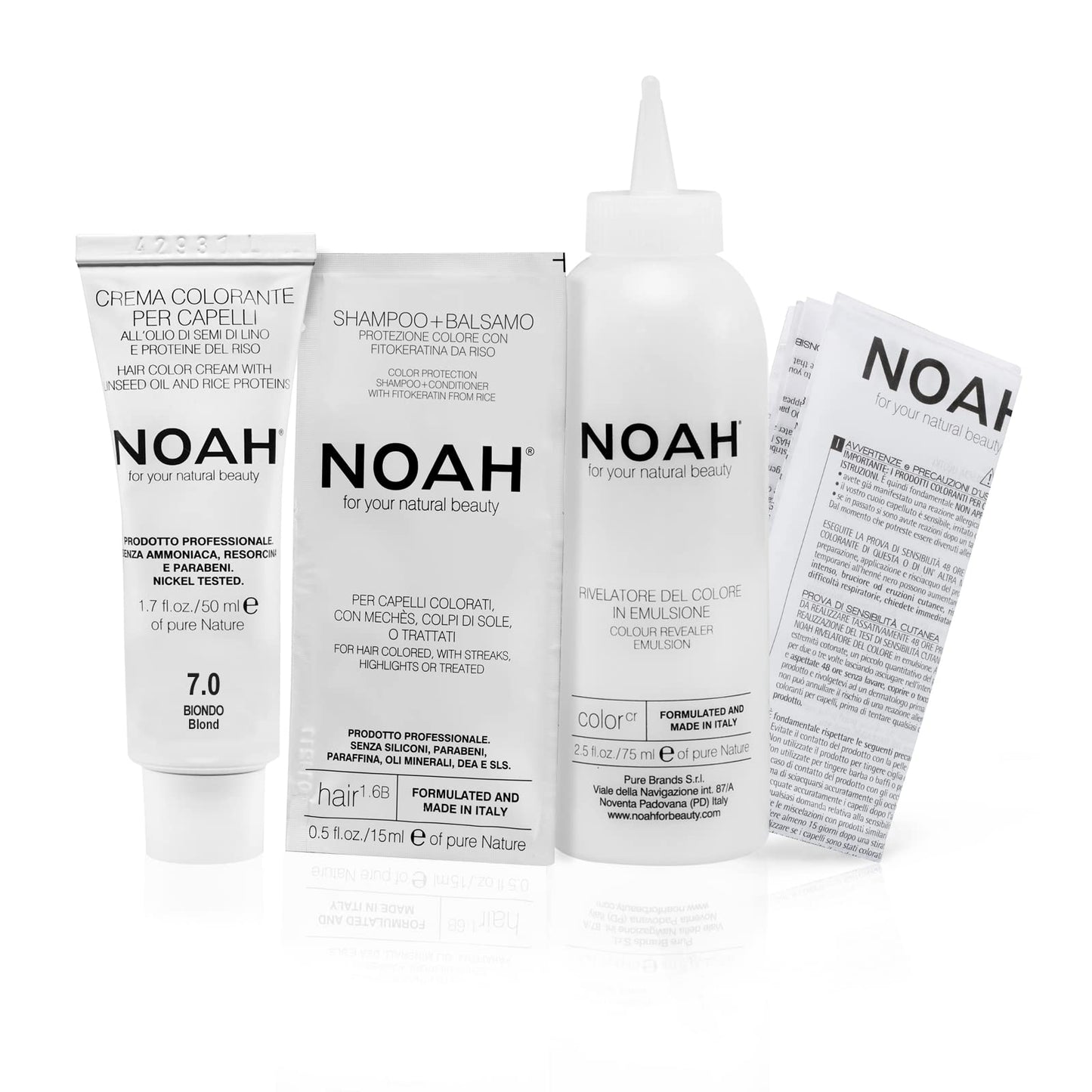Noah Number 7.0 Hair Colour Dye, Blonde 140 ml
