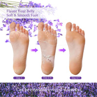 MADGININE 6 Pairs Lavender Foot Mask Socks Sets,Foot Peel Mask for Hard Skin,Exfoliating Foot Peel Mask,Foot Peel Mask,Feet Peeling Mask,(Suitable for Cracked Heels,Dead Skin and Dry Skin)