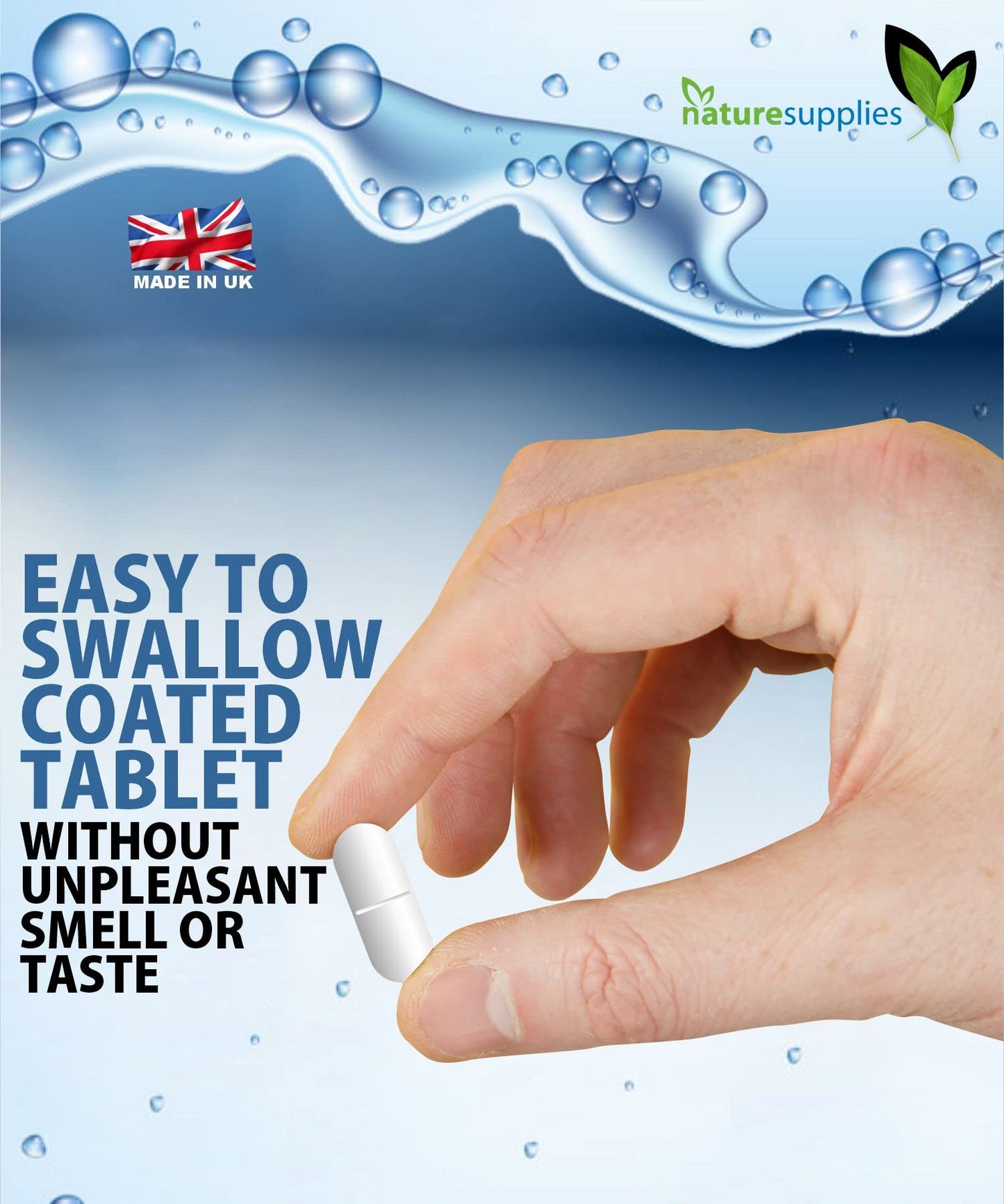 Naturesupplies D-mannose Tablets 1000mg, 60 Pack, Natural Ingredients, Coated Tablet, Easy to Swallow - Vegan Friendly, Manufactured in A GMP Facility…