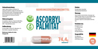 Hepatica Ascorbyl Palmitate 500mg 120 Vegan Capsules, 3rd Party Lab Tested, High Strength Supplement, No Fillers or Bulkers, Gluten and GMO Free