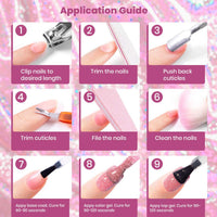 RARJSM Diamond Pink Glitter Nail Gel Polish,Glitter Gel Nail Polish,Bright Hot Pink Sparkle Nail Gel Soak off Requires Drying Under UV LED Lamp Nail Beauty Art Design Salon DIY Home 1Piece 7.5ML
