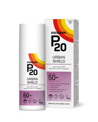 RIEMANN P20 Urban Shield SPF50+ FACE 50g UV Protection Cream, Anti-Pollution, Up To 10 Hours Protection, High Performance UVA-PF Protection Securing Skin Against Future Damage