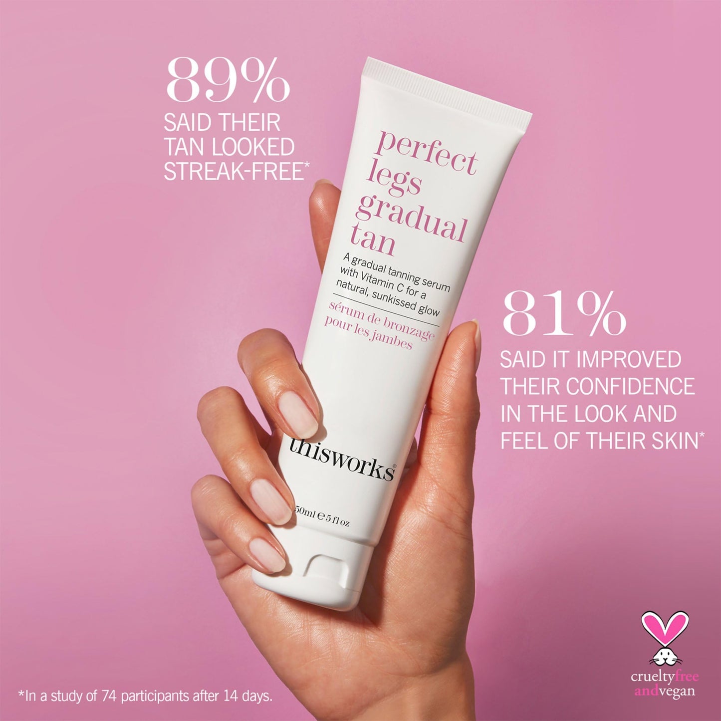 THISWORKS This Works Perfect Legs Gradual Tan, 150 ml - Streak-Free Self-Tanning Serum Infused with Vitamin E, Shea Butter and Essential Oils - Hydrating Gradual Tan Moisturiser for a Natural Summer Glow