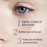 mercham Retinol Eye Cream Anti Aging, Under Eye Cream with Cooling Roller for Dark Circles and Puffy Eyes Bags, Reduce Fine Lines, Brightening & Moisturizing Eye Repair Cream for all Skin Types- 20g