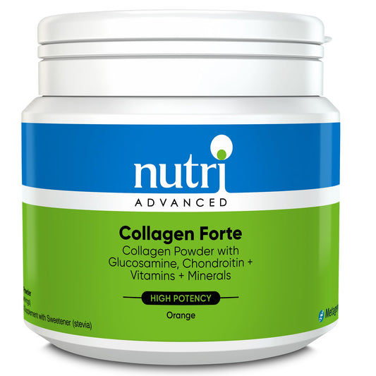 Nutri Advanced - Collagen Forte - Hydrolysed Bovine Collagen Powder with Glucosamine, Chondroitin & MSM - 30 Servings