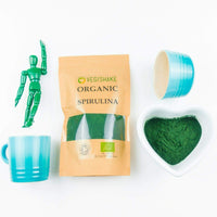 vegishake Organic Spirulina Powder High Grade Blue-Green Algae B Vitamins Omega 3 & 6 Minerals Antioxidants Vegan (500g)