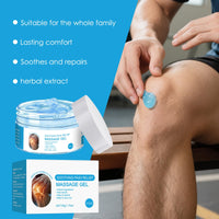 OXGPAL Joint Care Gel for Joint Activities,Soothing Pain Relief Massage Gel,Muscle Recovery Cream,with Deep Penetrating Formula,Long-Lasting Soothing Effect, for Joint Pain Throughout The Body(2PCS/HOT+Cold)