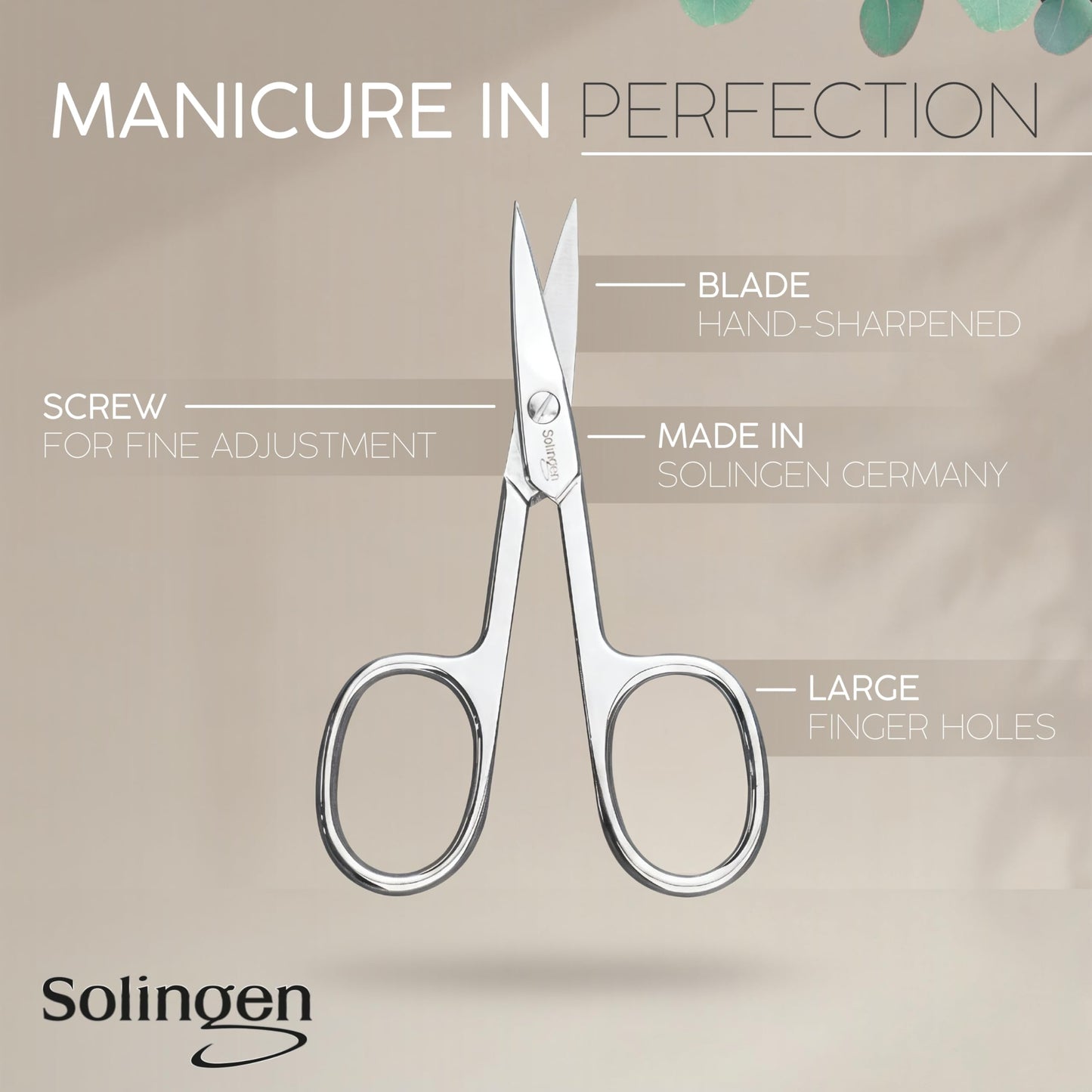 marQus Solingen Manicure Set for Women & Men - Comparison Winner with Top Price/Performance Ratio - Handy and Soft Case - 7-Piece Grooming Kit, Red