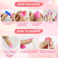 Ceboic 24Pcs Short Square False Nails Nude Pink Press on Nails French Pure Colour Fake Nails Kit Full Cover Acrylic Nails Tip Glossy Stick on Nails for Women Girls Nail Art Decorations