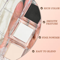 ZoeyShine Snowlight White Matte Single Eyeshadow, Waterproof and Long-Lasting
