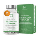 Multivitamin Complex with 24 Vitamins and Minerals + Ashwagandha and Rhodiola Rosea - Multivitamin Tablets for Women and Men - with Vitamin C & Vitamin D - Multivitamins and Minerals - 120 Capsules