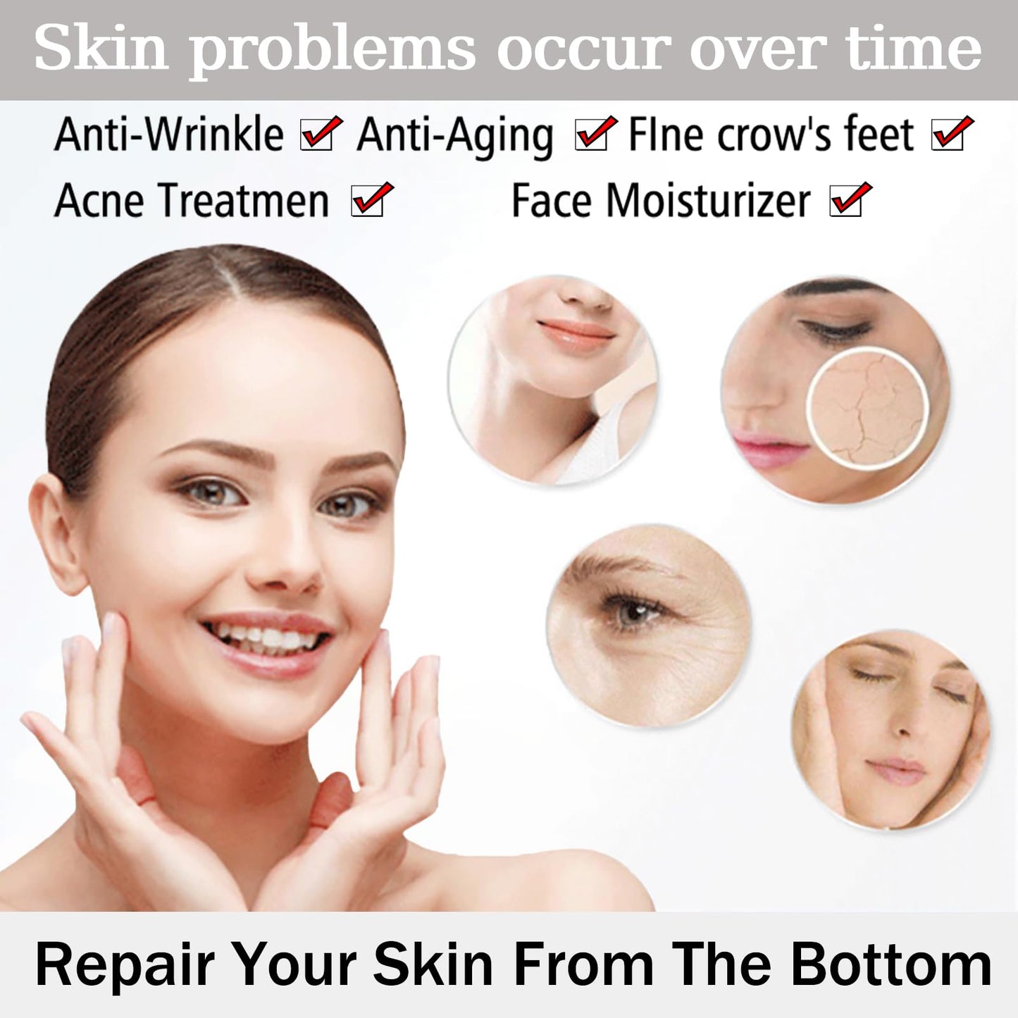 SEFUSON Retinol Serum, High Strength Anti-aging Serum with Hyaluronic Acid & Vitamin E, Face Serum, for Wrinkles, Pigmentation, Fine Lines & Sensitive Skin.1Oz