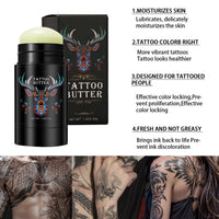 DMQ Tattoo Balm Stick, Tattoos Butter for Brightening & Moisturizing,40g Healing Cream Aftercare for New & Old Tattoo Care & Color Enhancement