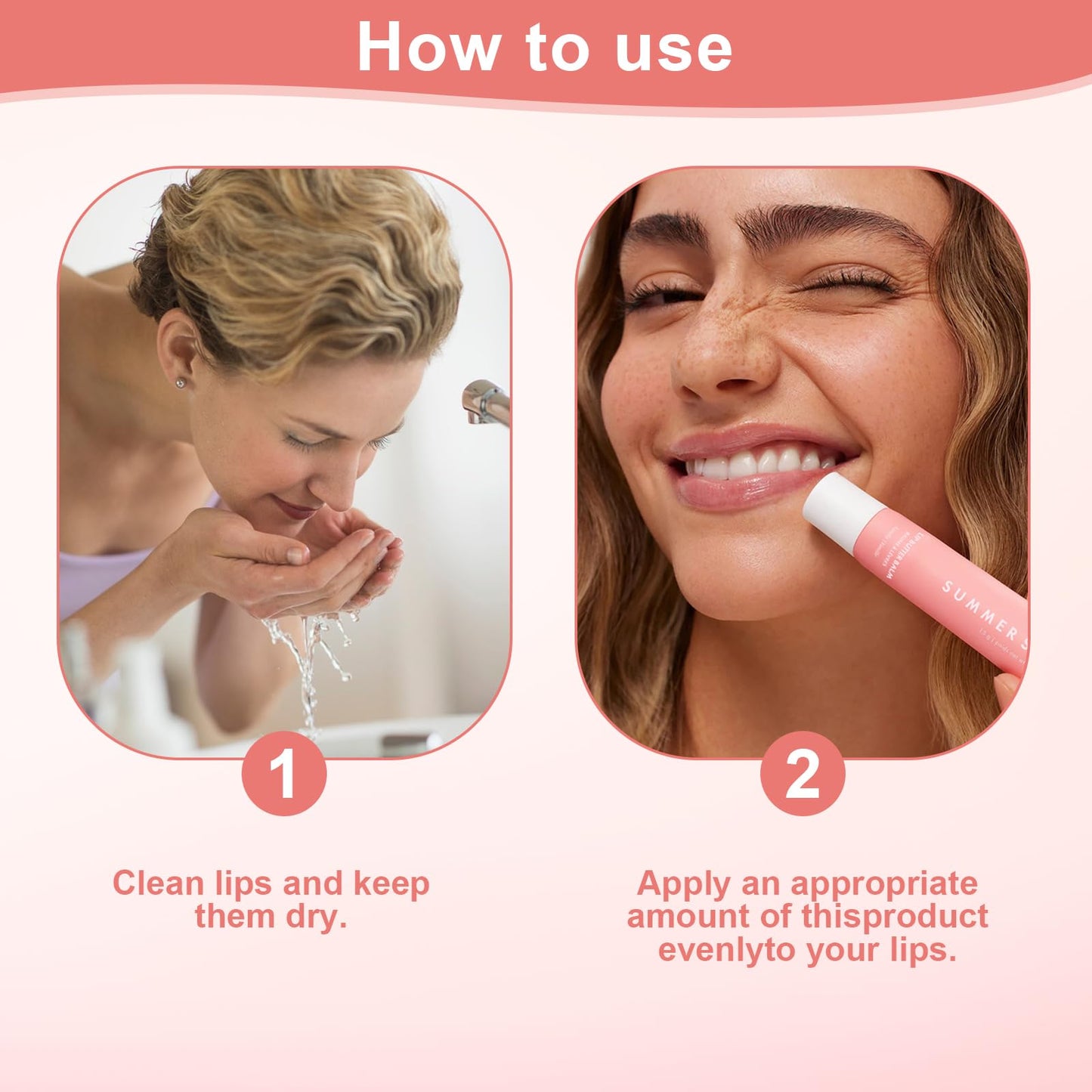 Liameph 6 PCS Lip Balm Summer Lip Butter Balm Lip Oil with 2 Lip Brushes Soothes Dry Lips Summer Lip Balm Nourishing Lip Ma-Sk and Lip Balm Instant Shine and Hydration for Men and Women