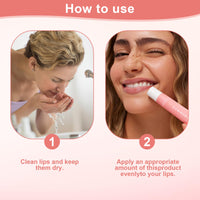 Liameph 6 PCS Lip Balm Summer Lip Butter Balm Lip Oil with 2 Lip Brushes Soothes Dry Lips Summer Lip Balm Nourishing Lip Ma-Sk and Lip Balm Instant Shine and Hydration for Men and Women