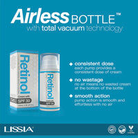 Retinol Cream with SPF30 - (Double Size) 100ml | Made in the UK - Anti Aging Face Cream for Day or Night, Vitamin A & E | Cruelty Free