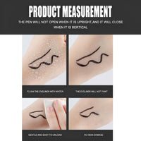 Mikloven 2Pack Dual Tip Eyeliner Stamp Pen 2 in 1 – Large & Small Wing, Waterproof Liquid Eyeliner Pencil, Long Lasting & Smudgeproof, Easy Cat Eye Makeup for Left & Right Eyes