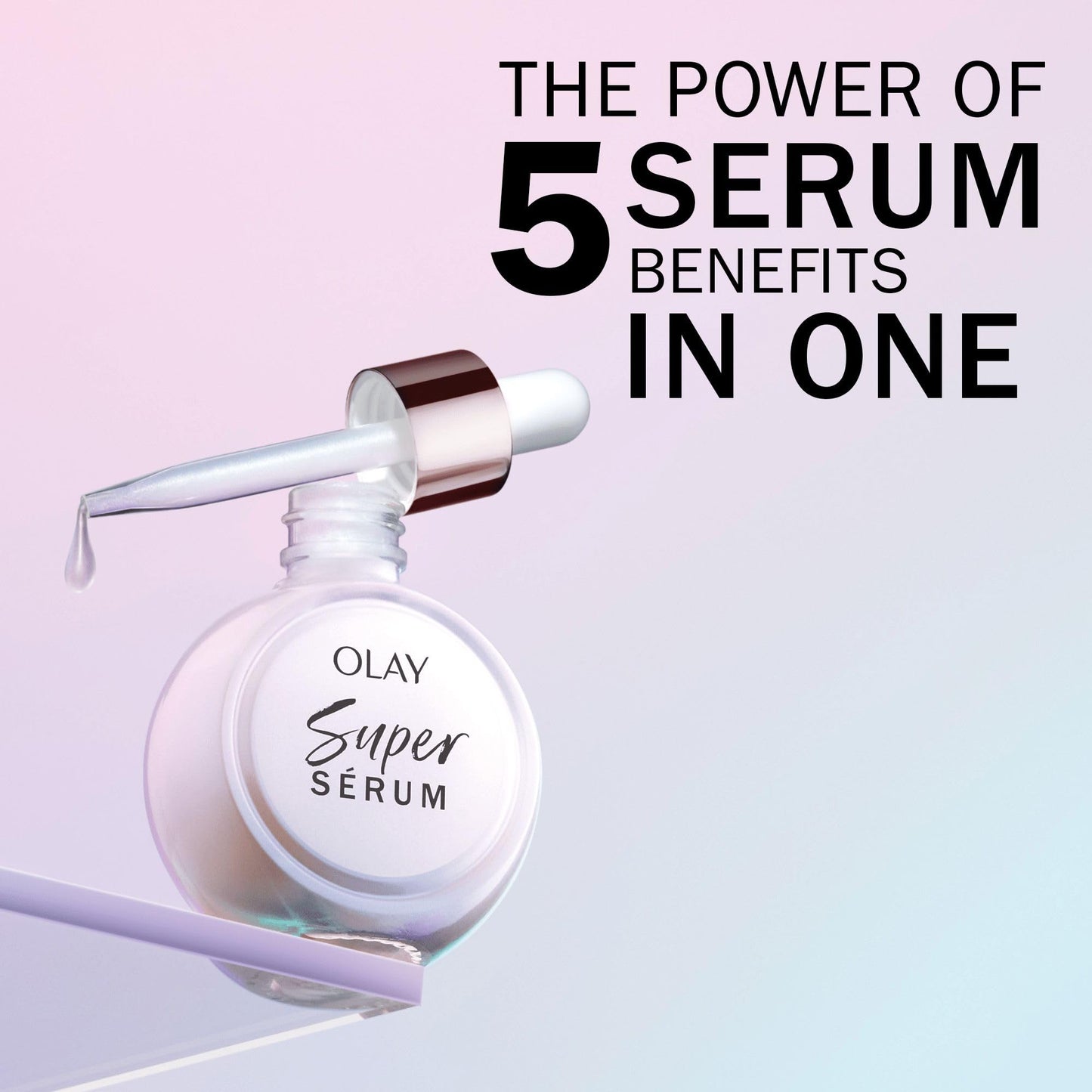 Olay Super Serum, Hydrating Face Serum with Vitamin C, Niacinamide, Collagen Peptide, Anti-Ageing & Brightening Skincare for a Youthful Glow, 30ml