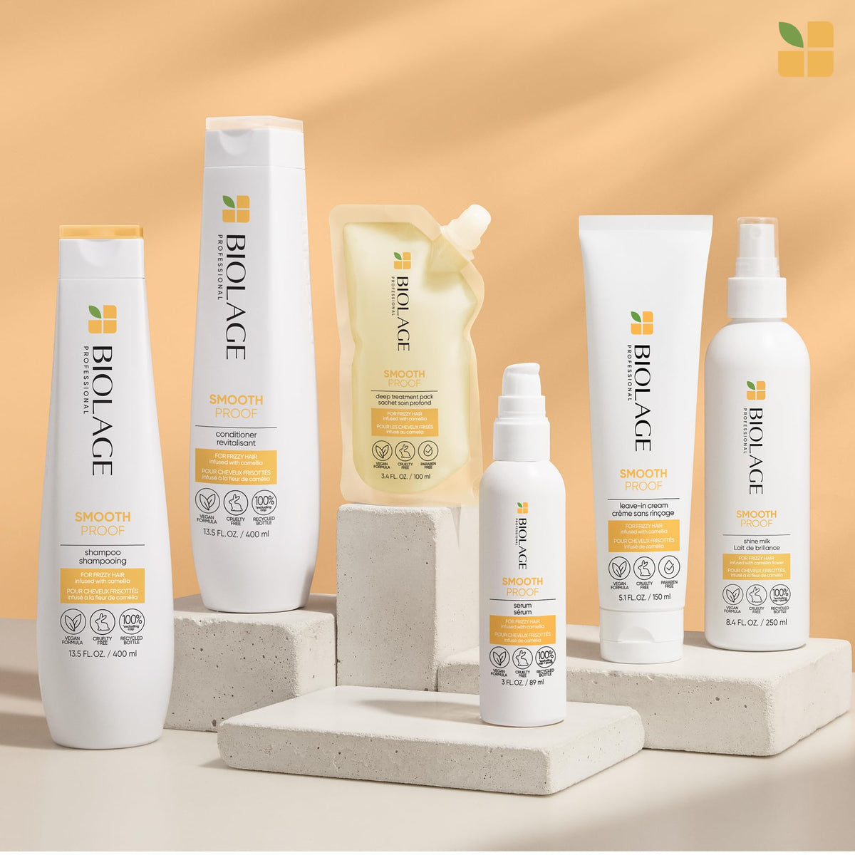 Biolage ,SmoothProof ,Deep Treatment Pack ,Smoothing Deep Treatment Mask ,for Frizzy Hair 100 ml