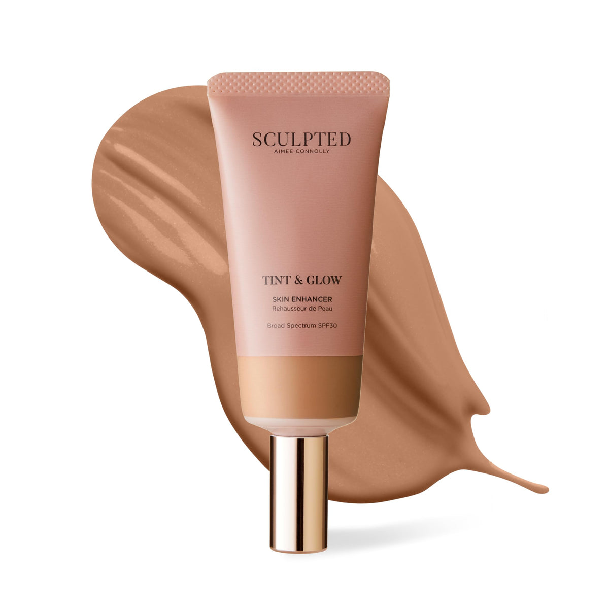 SCULPTED by Aimee Connolly Tint & Glow Hydrating Moisturising Skin Enhancer from Sculpted by Aimee (Deep Tan 8.0) – 45ml Cruelty-Free Moisturising & Tinted Skin Booster with SPF 30 and Blue Light Protection