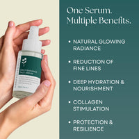 Adaptogenique Daily Radiance Face Serum | Adaptogen-Powered Vitamin C Serum for Women 40+ | Brightens, Hydrates & Firms | With Ginseng, Goji, Sea Buckthorn & Hyaluronic Acid | 30ML