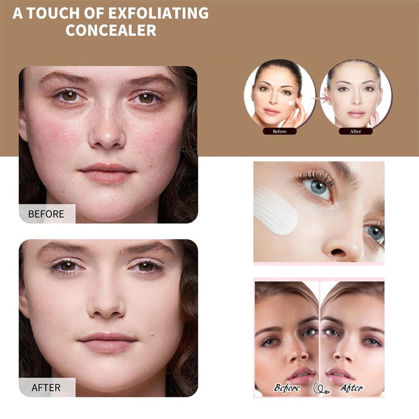 GCVSE 4-in-1 Colour Changing Foundation | Medium Spectrum Foundation for All Skin Types | 24H Hydration & Anti-Aging | Lightweight, Waterproof Coverage (40g)