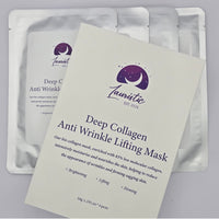 Lauristic Bio Collagen Real Deep Mask, Hydrating Overnight Hydrogel Mask, 34g (4 Pack)