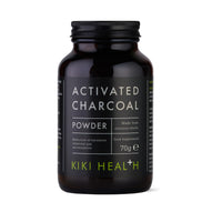 KIKI HEALTH KIKI Health Activated Charcoal Powder | Teeth Whitening Made from Coconut Shells | Food Grade Detox Supplement | Natural Relief Flatulence Indigestion Body & Mind | Vegan & Gluten Free – 70g