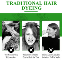 Generic 3-in-1 Herbal Hair Dye Shampoo, Herbal Hair Dye Shampoo Deeply Nourishing, Natural Brown Hair Color Solution for Women & Men