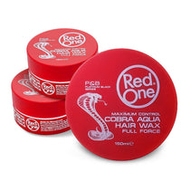 Redone Hair Styling Aqua Hair Wax Cobra 150ml | Full Force | Strong Hold | Lemon & Mandarine Scent | Women & Men Hair Wax | Texturizing | 150ml
