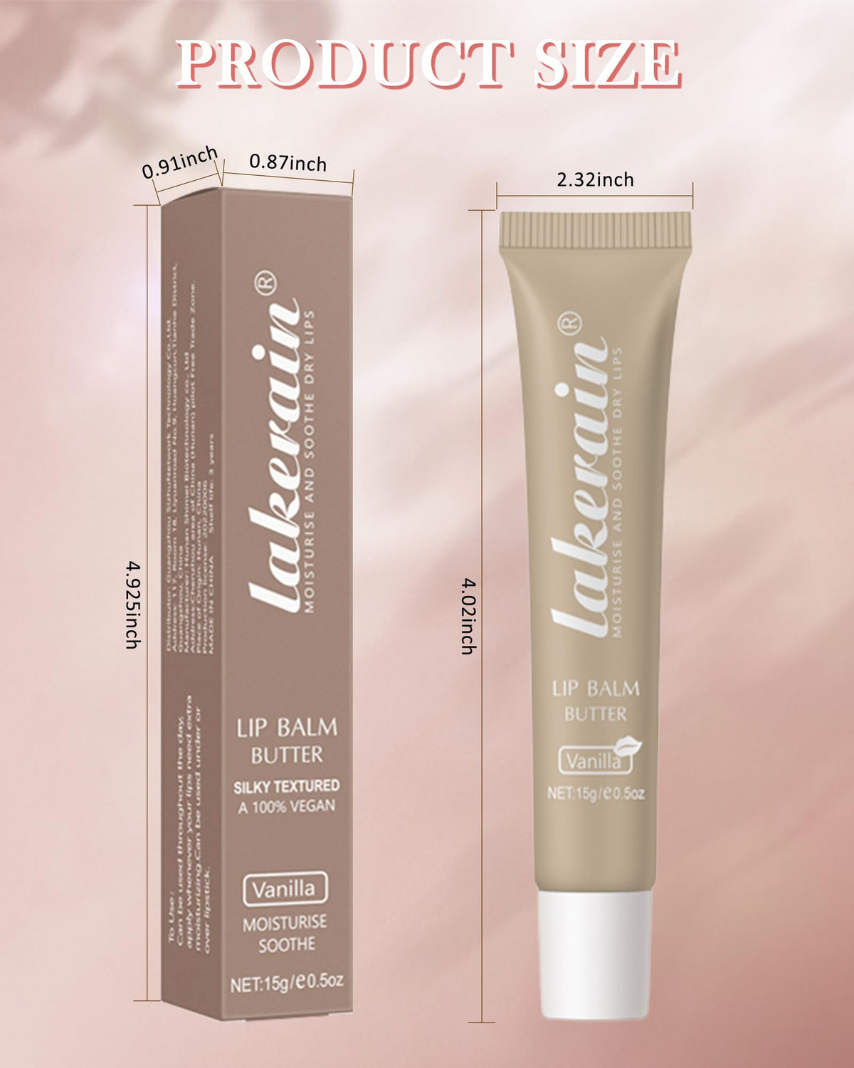 Lestpola Hydrating Tint Lip Butter Balm-3 Colors Clear Pink Brown Shine Glossier Lip Gloss, Jelly Lip Balm for Dry Lips, Long Lasting Moisturizing Non-Sticky Glow Reviver Fat Lip Care Oil, Gift for Women-Set A