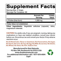 Best Naturals L-Proline 500 mg 120 Capsules (120 Count (Pack of 2))