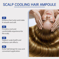 SingHao Scalp Cooling Hair Ampoule,H/air Growth Serum Roll On,S/calp Hair Ampoule,Hair Serum Helps to Ha/ir Growth,Hair Oil for Hair Growth,Hair Loss Treatment,Hair Growth Roller,Improve Scalp Health