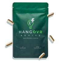 Hangovr Liver Detox Supplement, Formulated with NAC & Electrolytes Vitamins B1, B6, B12, Vitamin C, D3 & Magnesium, Food Supplement, 40 Vegan Capsules
