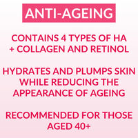 Hada Labo Tokyo - Anti-Ageing Deep Wrinkle Corrector Eye & Mouth Area Cream, with Super Hyaluronic Acid, Collagen and Retinol, Day & Night, 15 ml (Pack of 1)