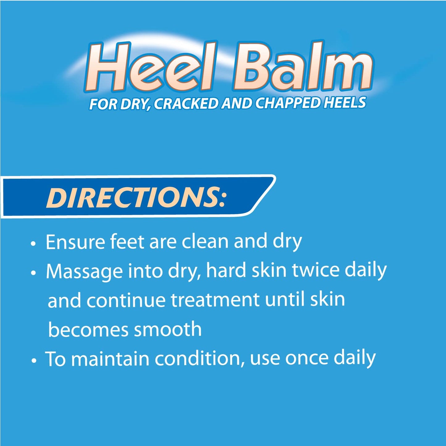 Masterplast Heel Balm | Moisturising Repair Cream for Dry, Cracked and Chapped feet | Hydrating Foot Cream - Fragrance Free (70g Tube)